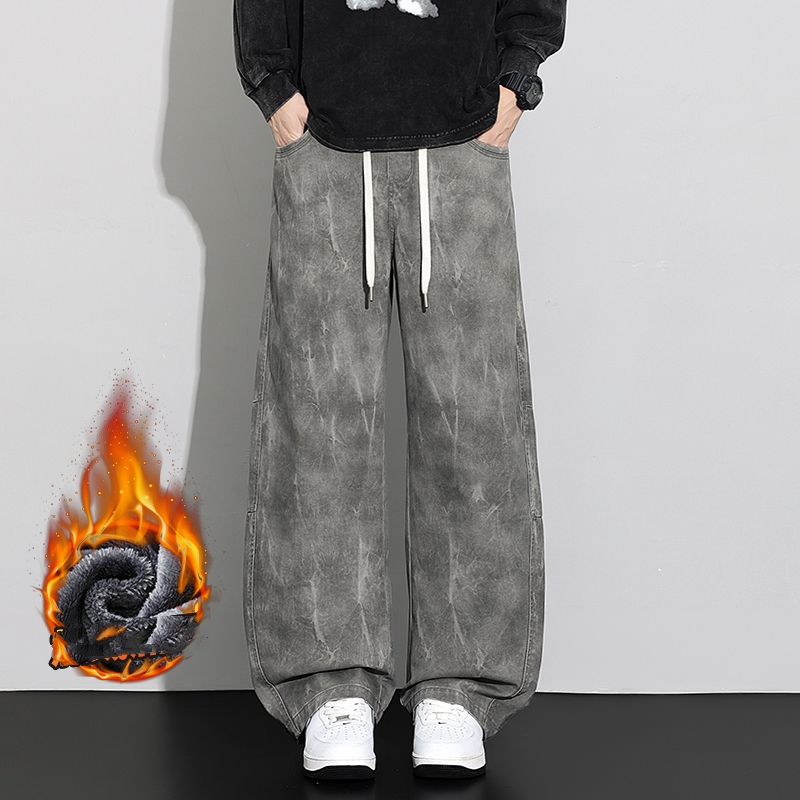 Streetwear Brand Clothing - 2026 мужские свободные хлопковые брюки модная